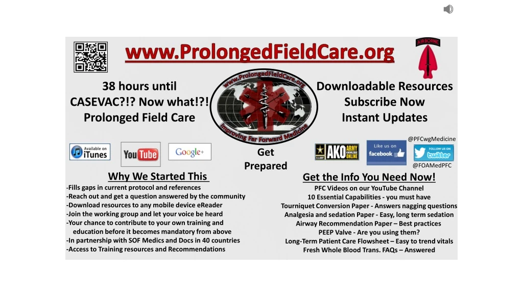 www prolongedfieldcare org