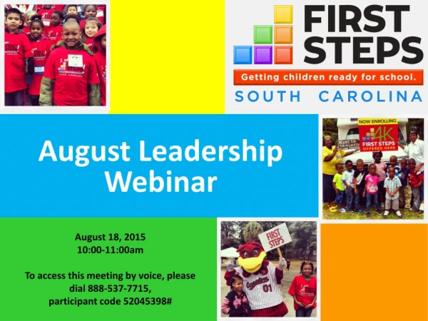 August Leadership Webinar