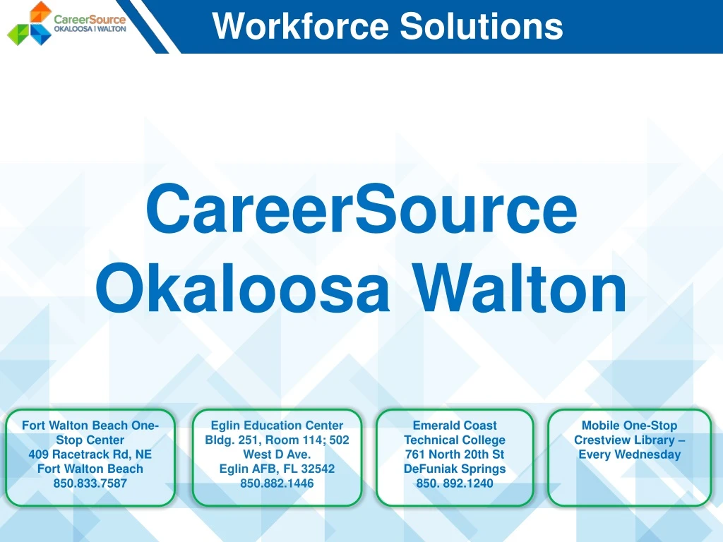 careersource okaloosa walton