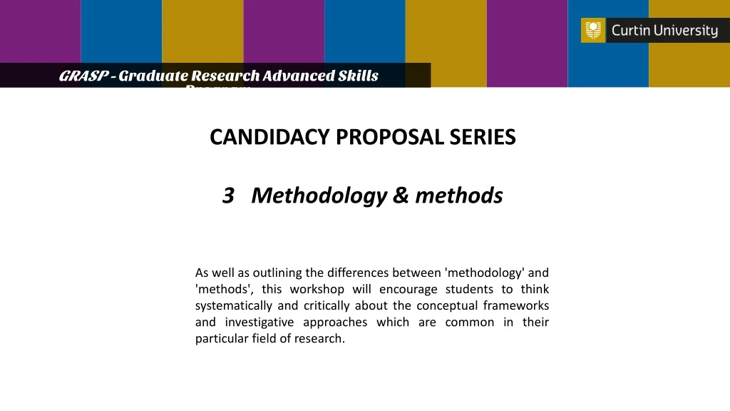 grasp graduate research advanced skills program