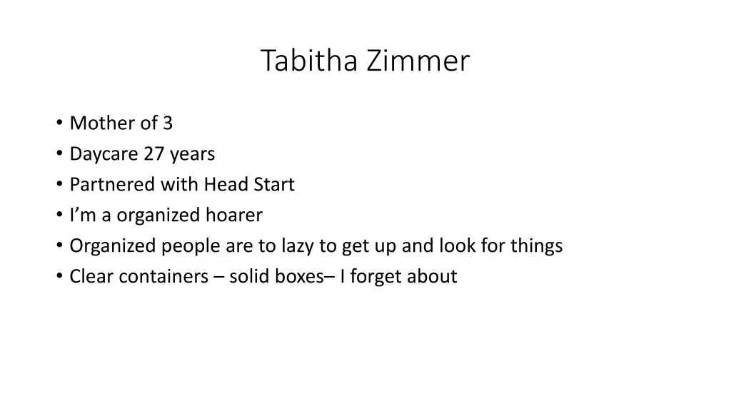 tabitha zimmer