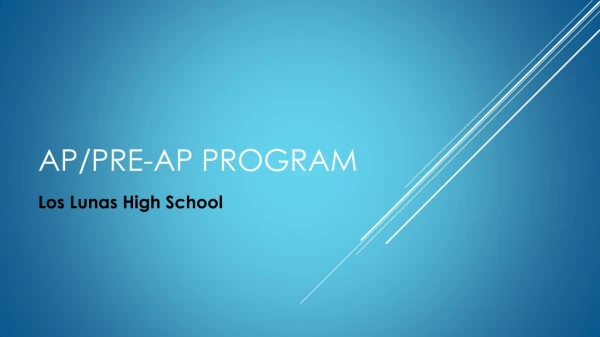 AP/Pre-AP Program