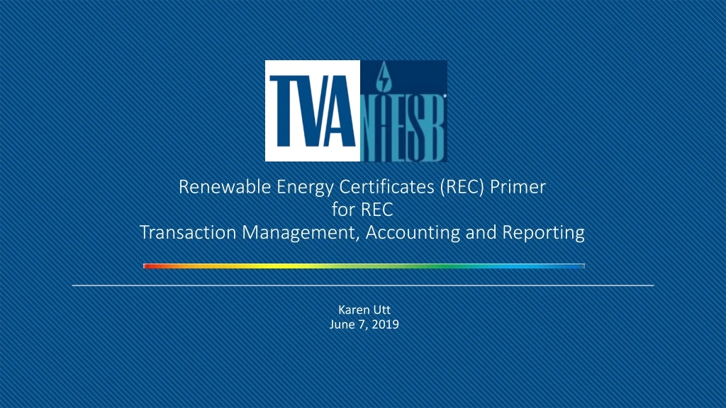 renewable energy certificates rec primer for rec transaction management accounting and reporting