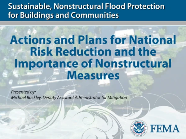 Sustainable, Nonstructural Flood Protection for Buildings and Communities