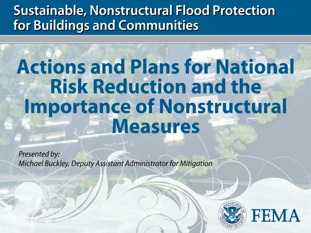 sustainable nonstructural flood protection for buildings and communities