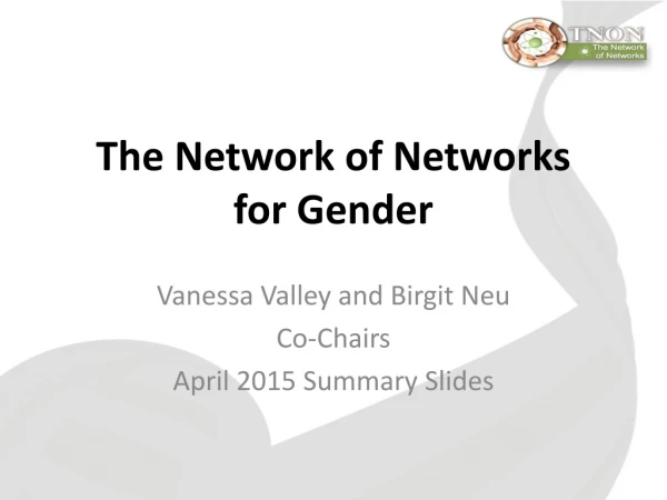 The Network of Networks for Gender