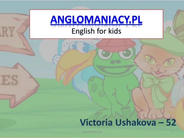 anglomaniacy.pl English for kids