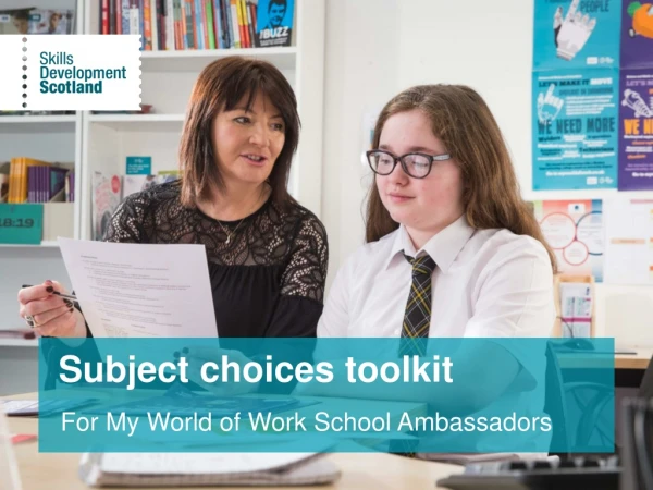 Subject choices toolkit