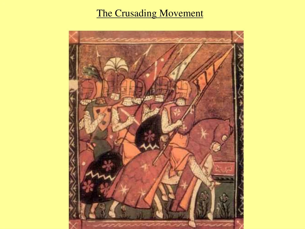 the crusading movement