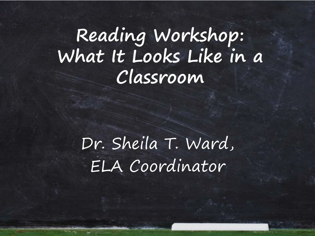 reading workshop what it looks like in a classroom