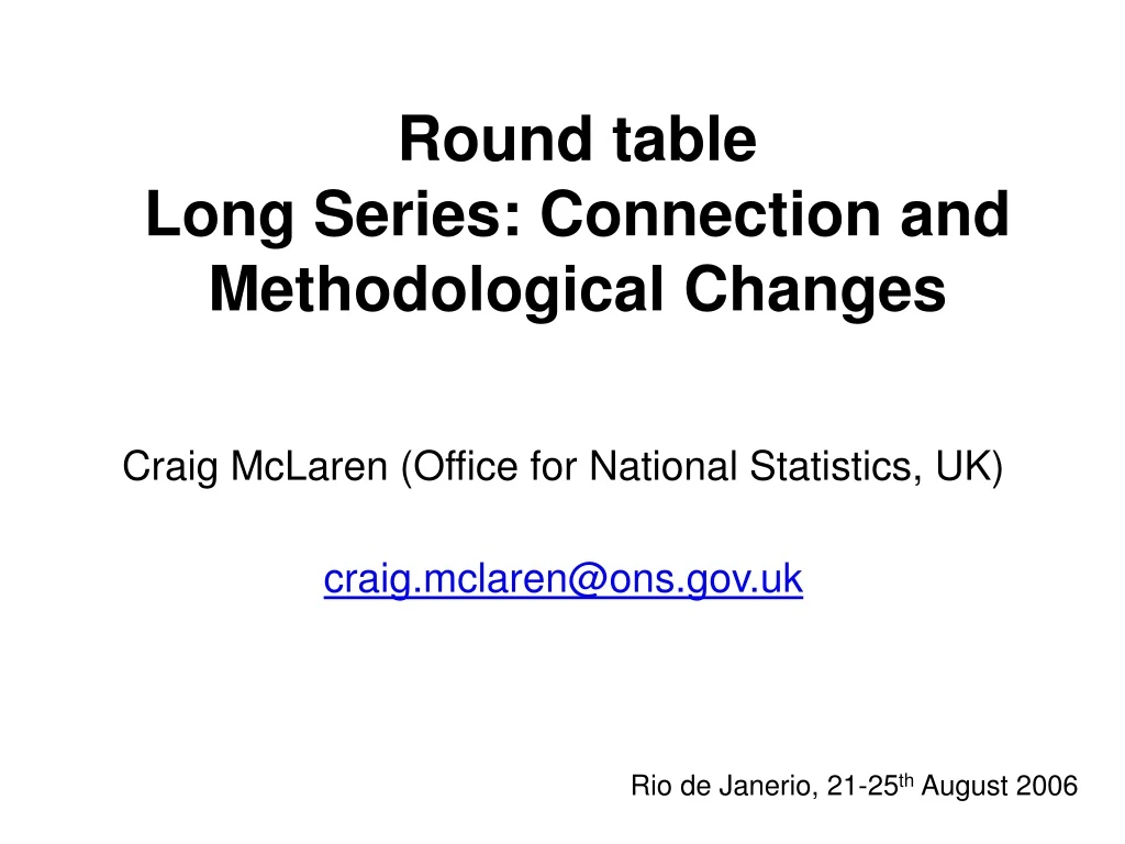 round table long series connection