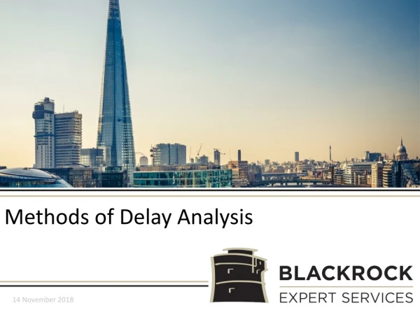 Methods of Delay Analysis