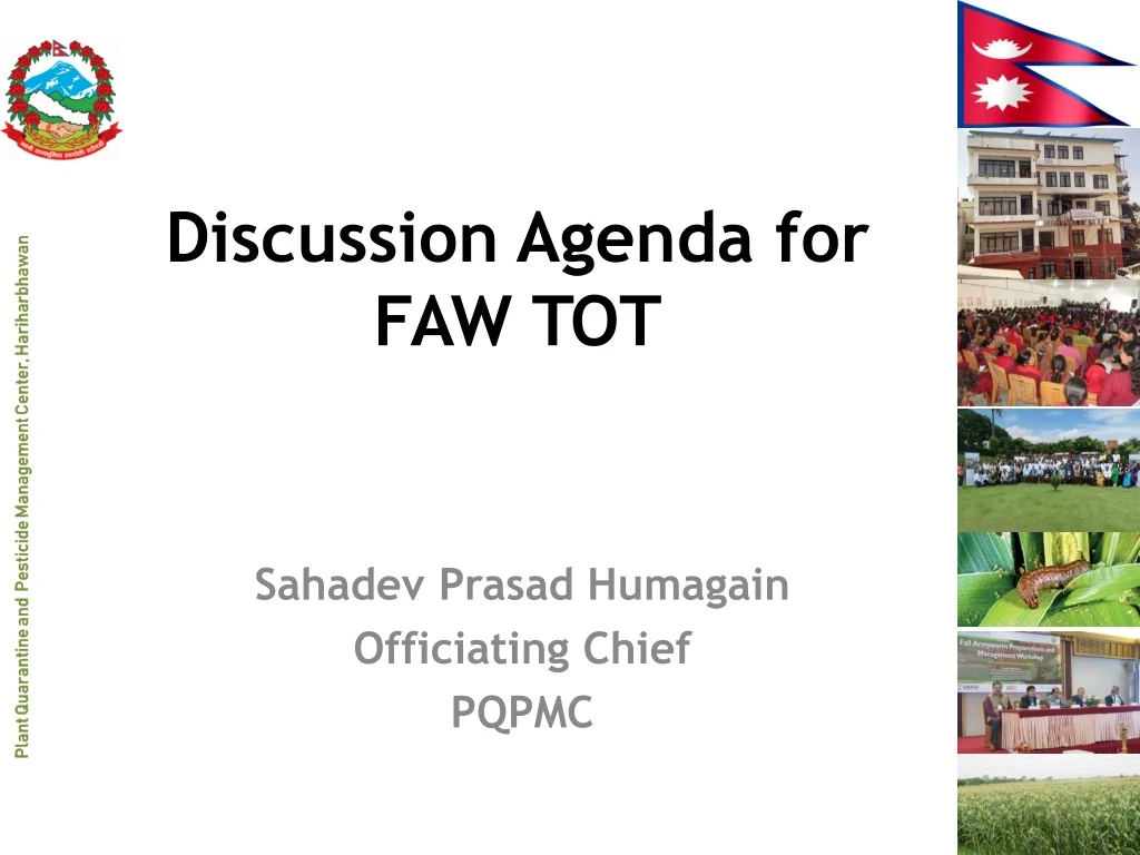 discussion agenda for faw tot