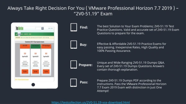 Get Up to date VMware 2V0-51.19 Exam Dumps [2019] For Guaranteed Success