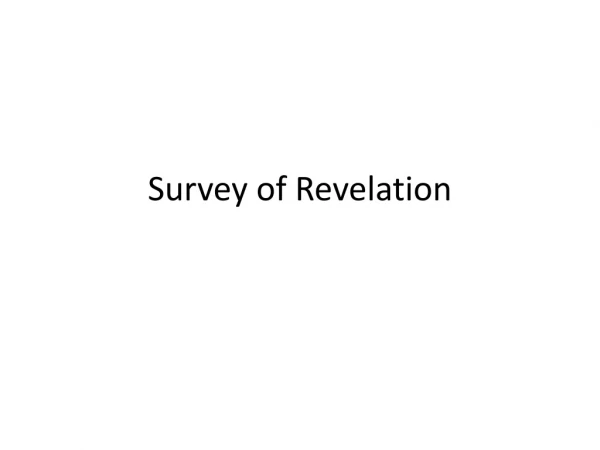Survey of Revelation