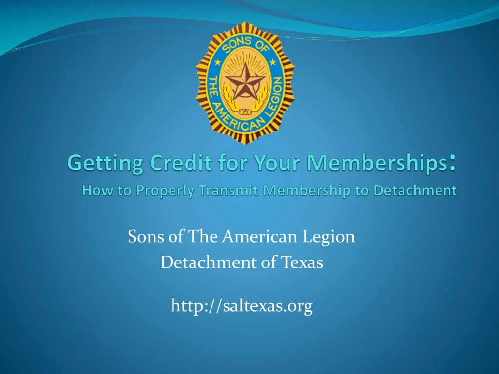 getting credit for your memberships how to properly transmit membership to detachment