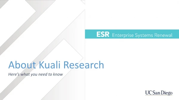 About Kuali Research