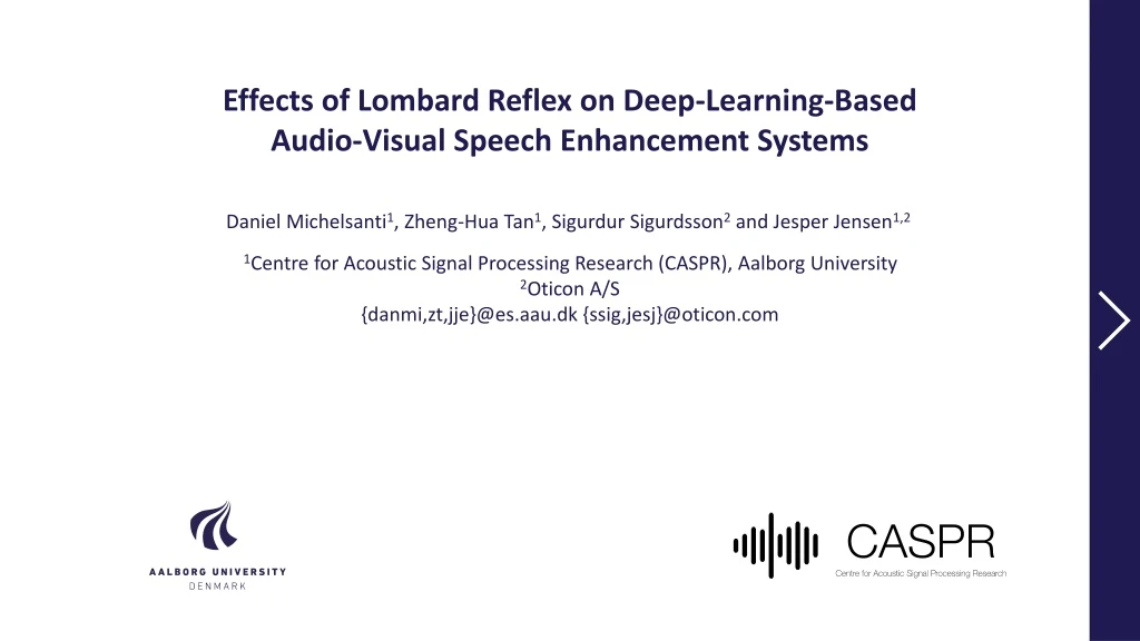 effects of lombard reflex on deep learning based