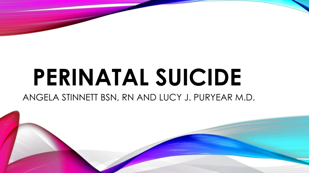 perinatal suicide