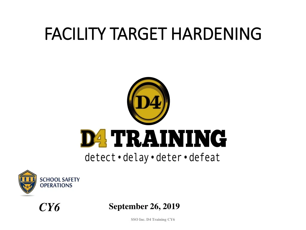 facility target hardening