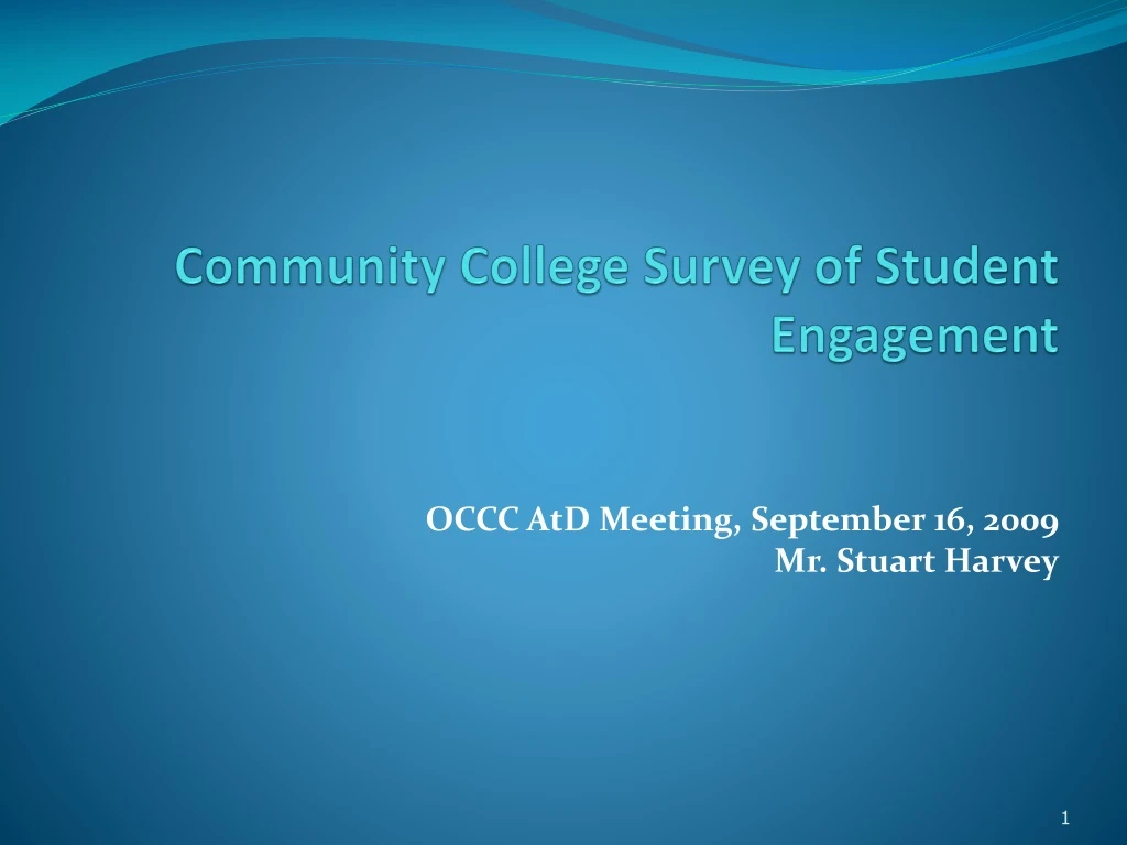 community college survey of student engagement