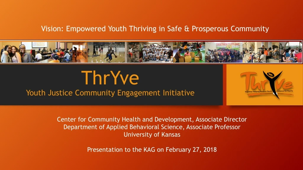 thryve youth justice community engagement initiative