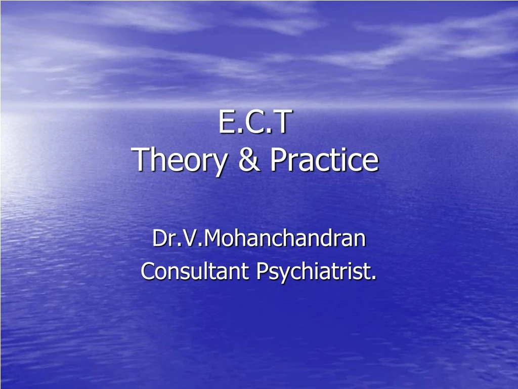 e c t theory practice