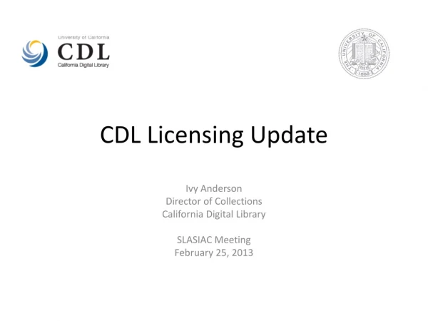 CDL Licensing Update
