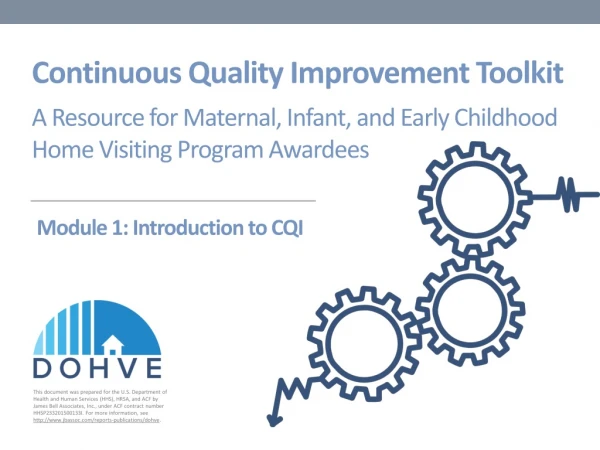 Module 1: Introduction to cqi