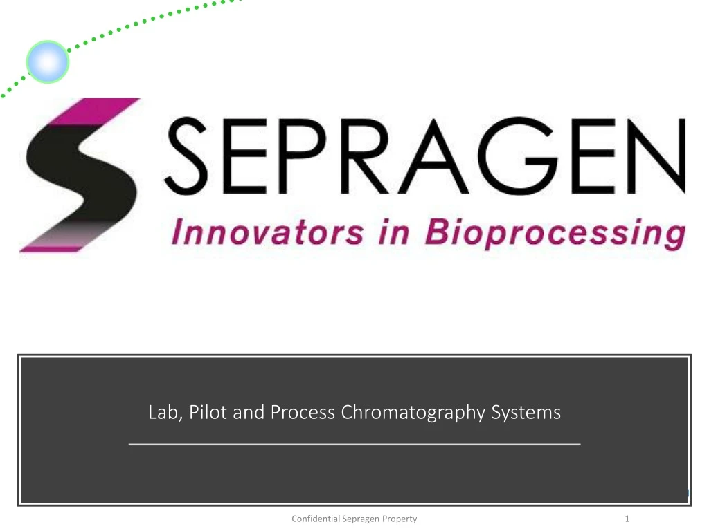 lab pilot and process chromatography systems