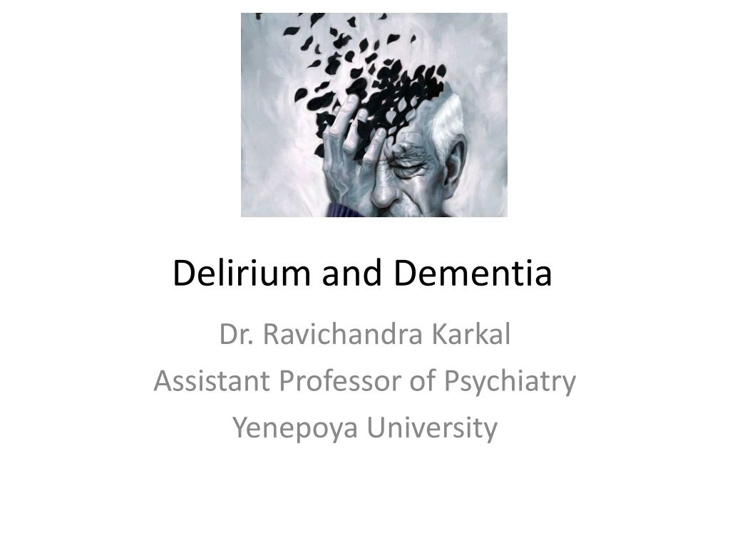 delirium and dementia