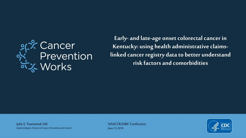 early and late age onset colorectal cancer