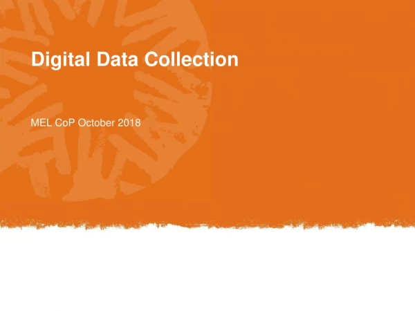 Digital Data Collection