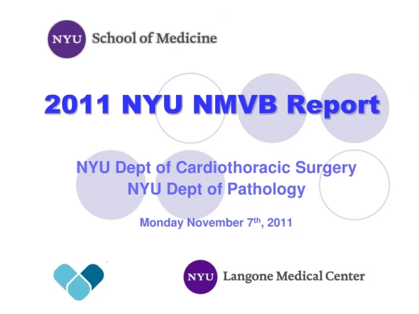 2011 NYU NMVB Report