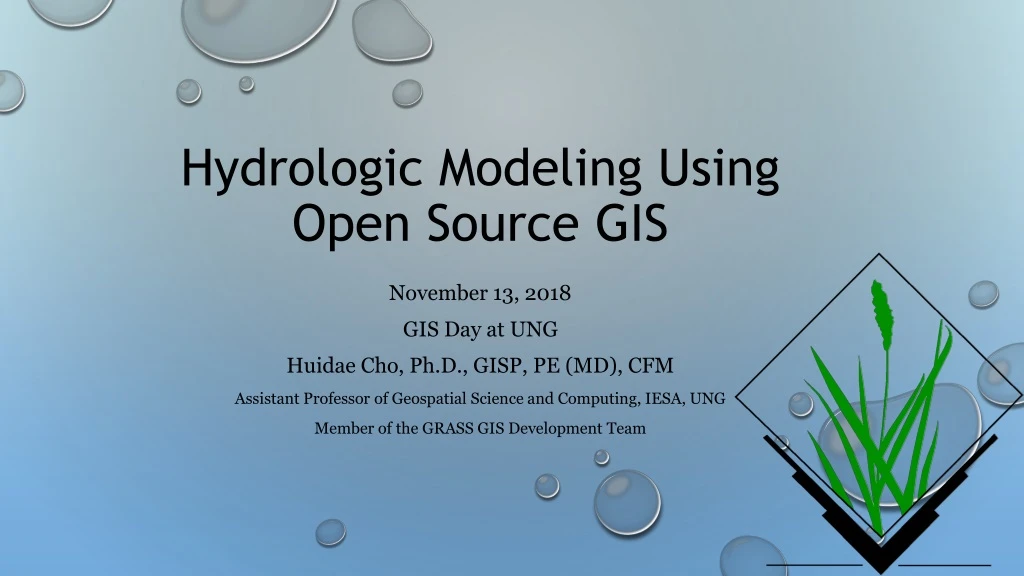 hydrologic modeling using open source gis