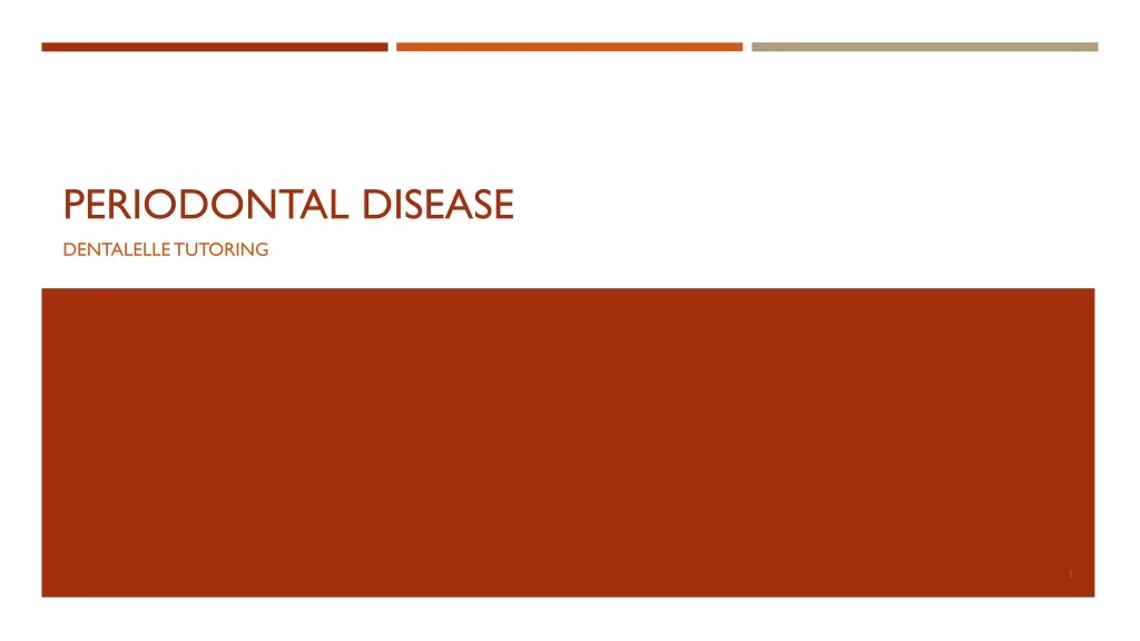 periodontal disease