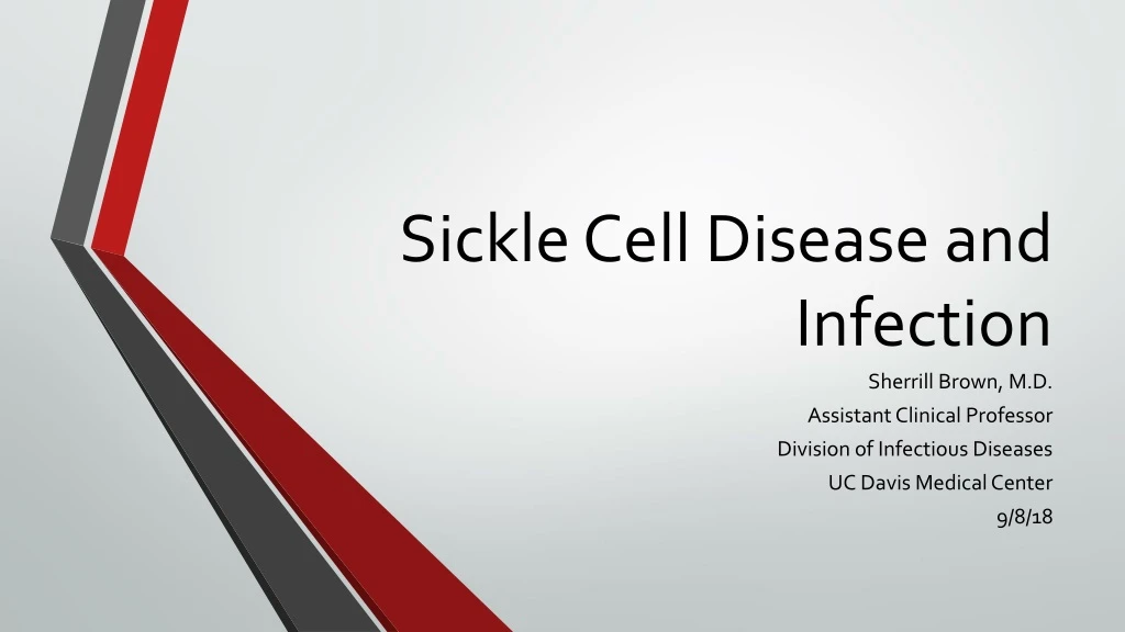 sickle cell disease and infection