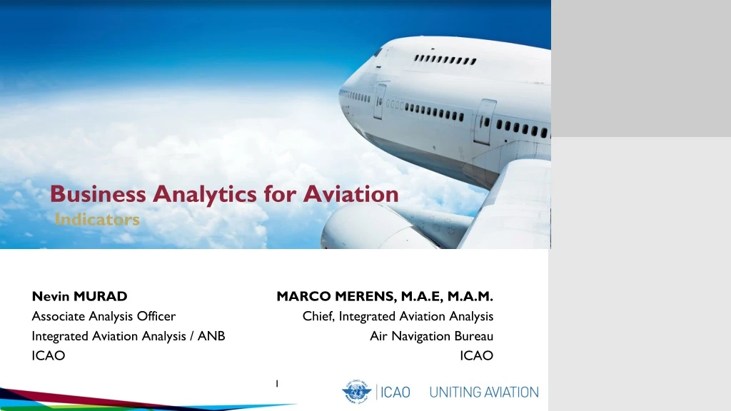 business analytics for aviation indicators