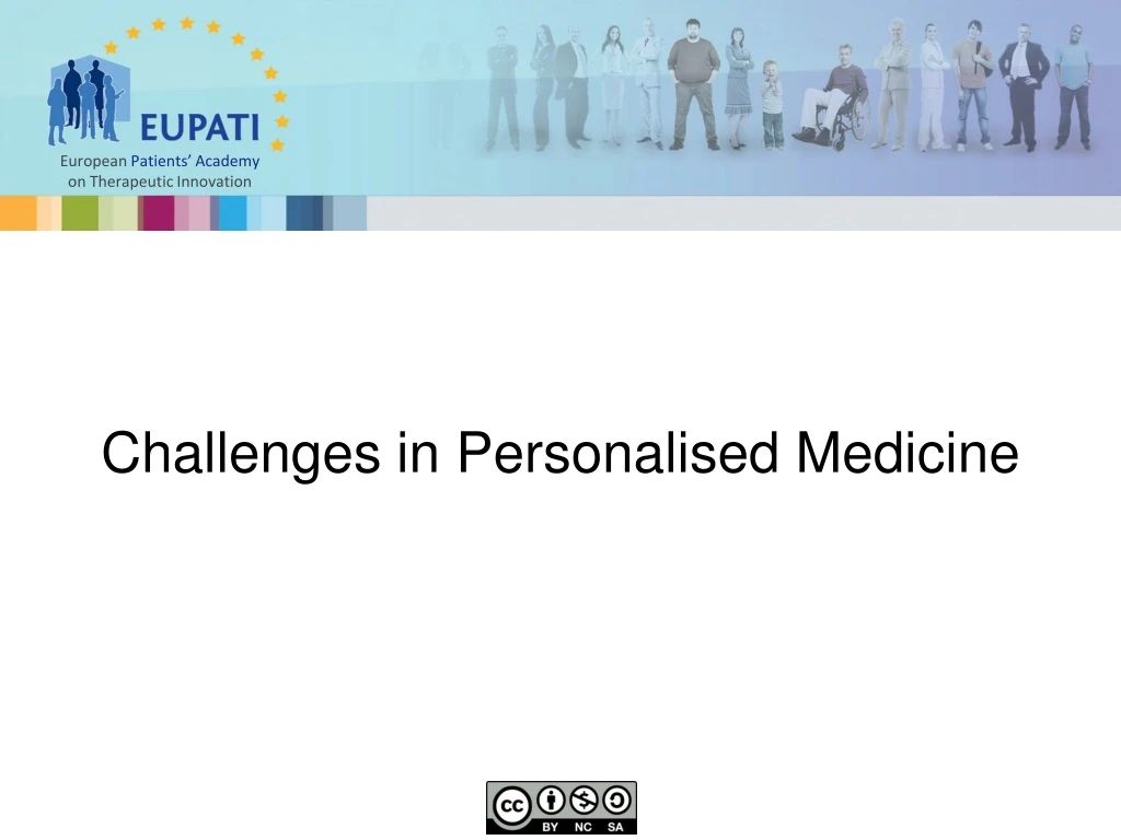 challenges in personalised m edicine
