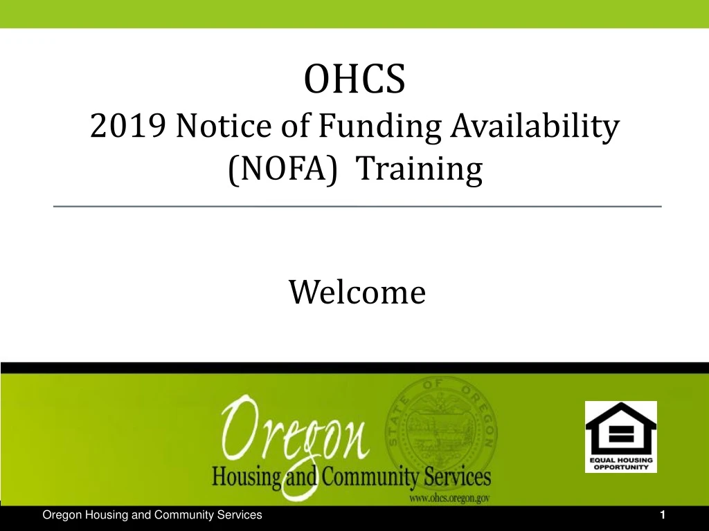 ohcs 2019 notice of funding availability nofa training