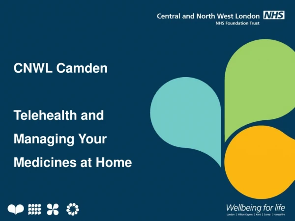 CNWL Camden Telehealth and Managing Your M edicines at Home