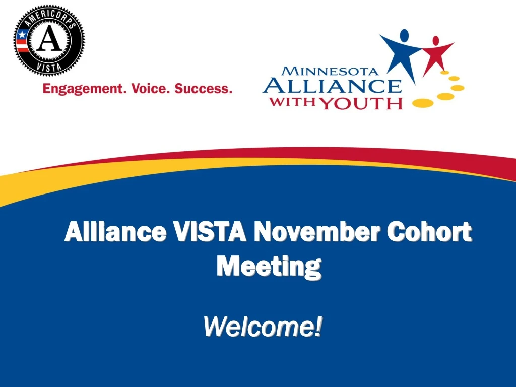 alliance vista november cohort meeting