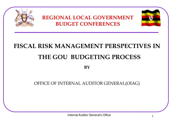 REGIONAL LOCAL GOVERNMENT BUDGET CONFERENCES