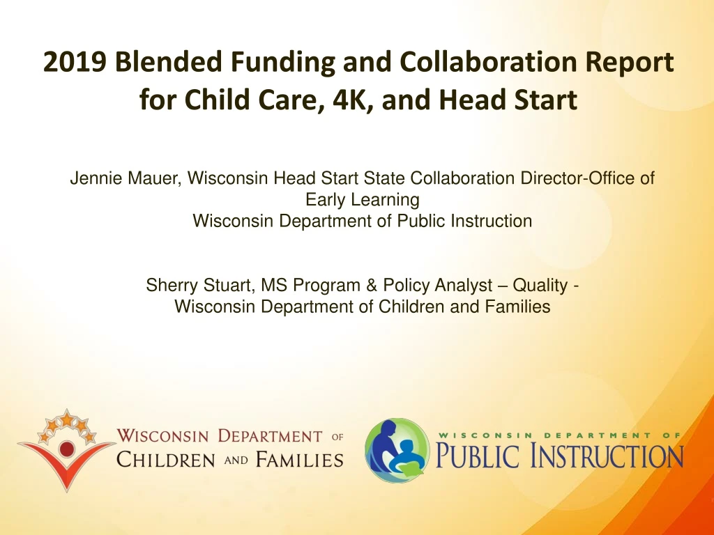 2019 blended funding and collaboration report