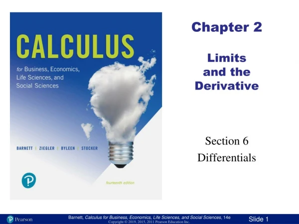 Chapter 2 Limits and the Derivative