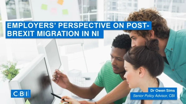Employers’ perspective on post-Brexit Migration in NI