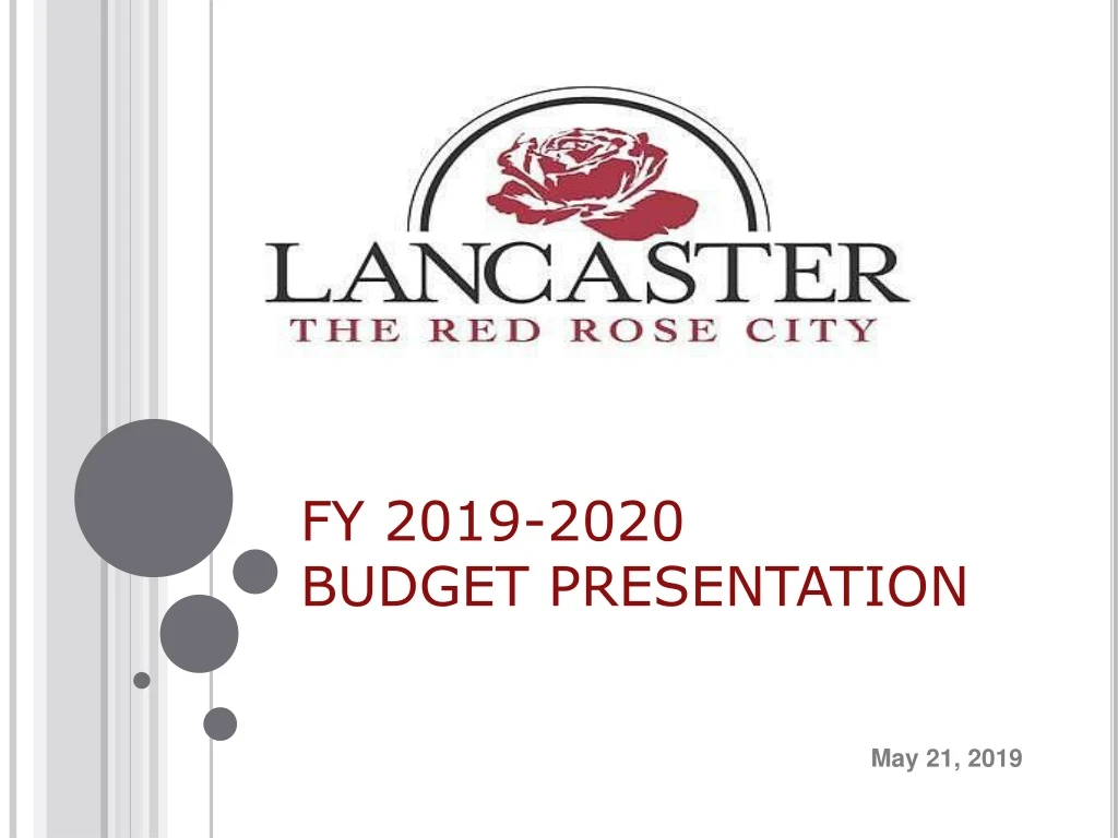 fy 2019 2020 budget presentation