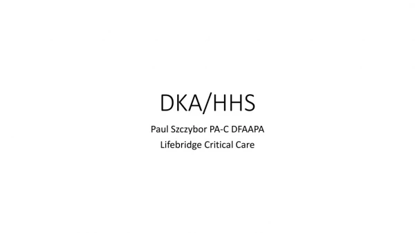 DKA/HHS