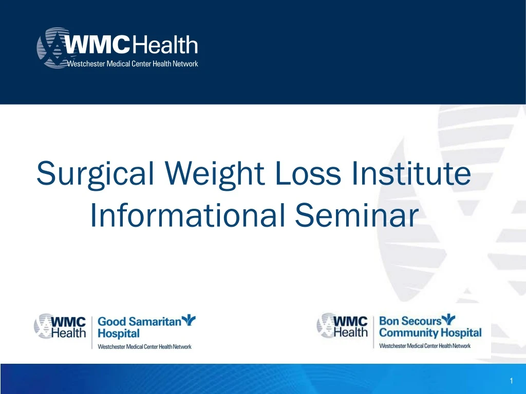 surgical weight loss institute informational seminar