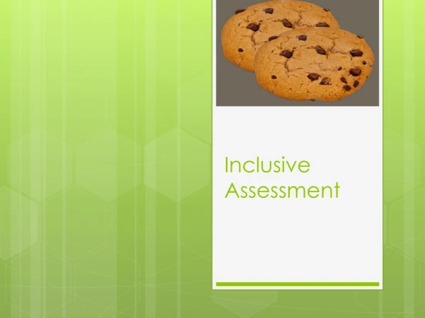 Inclusive Assessment